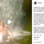 This is what happens when Instagram-influencer type waterfall selfies go wrong